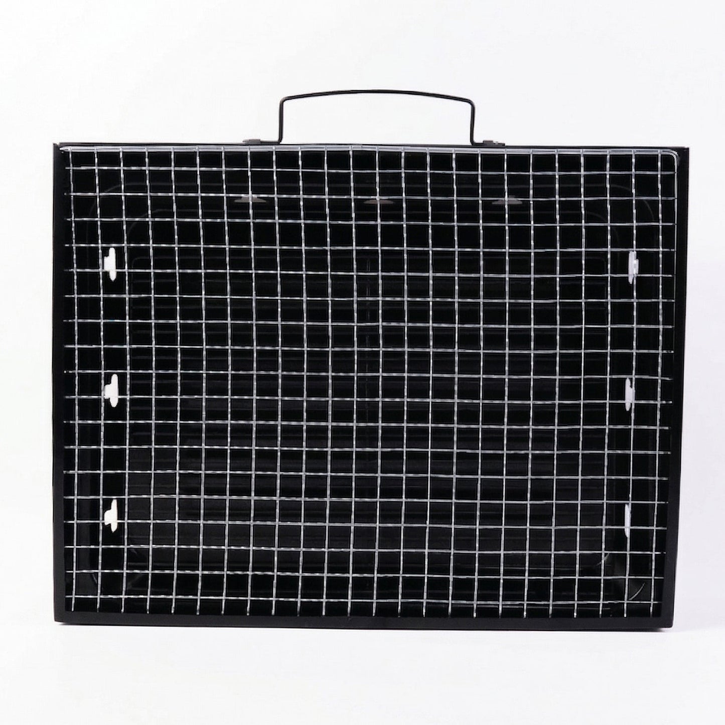 portable charcoal grill with mesh