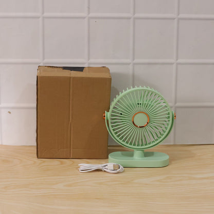 Portable Rechargeable Table Fan Compact USB Desk Fan
