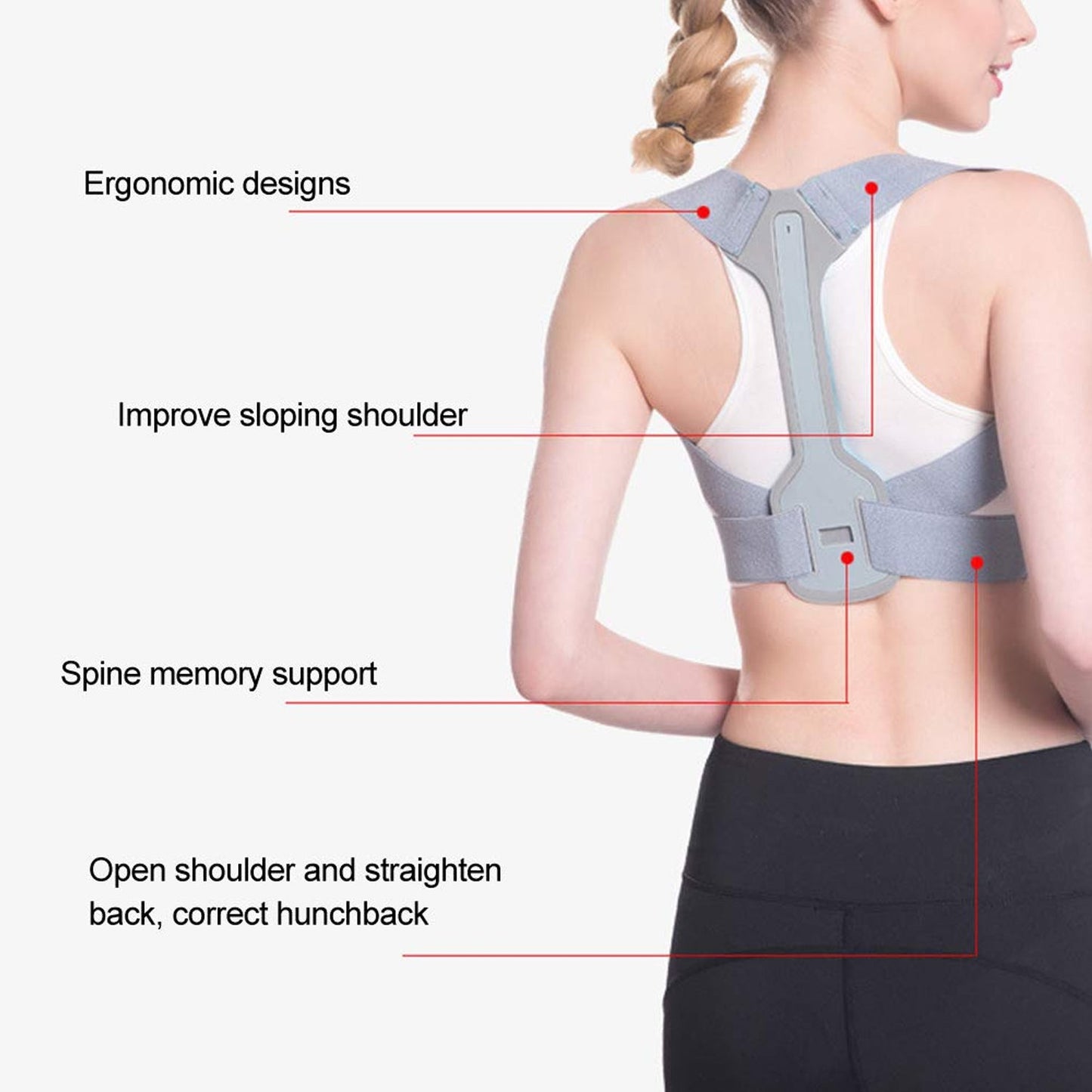 ergonomic back support brace
