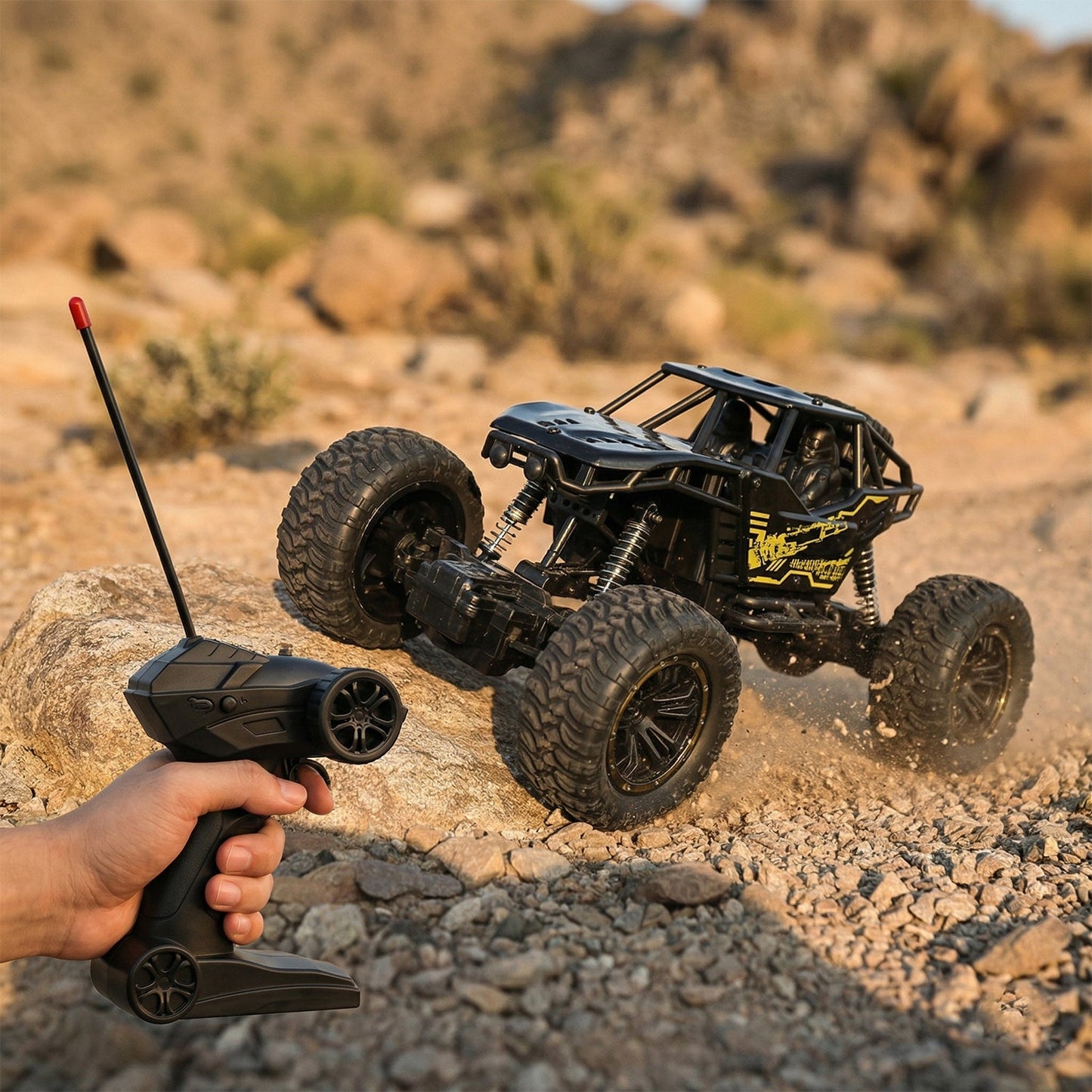 Rock Crawler Monster RC Truck – Remote Battery Not Included