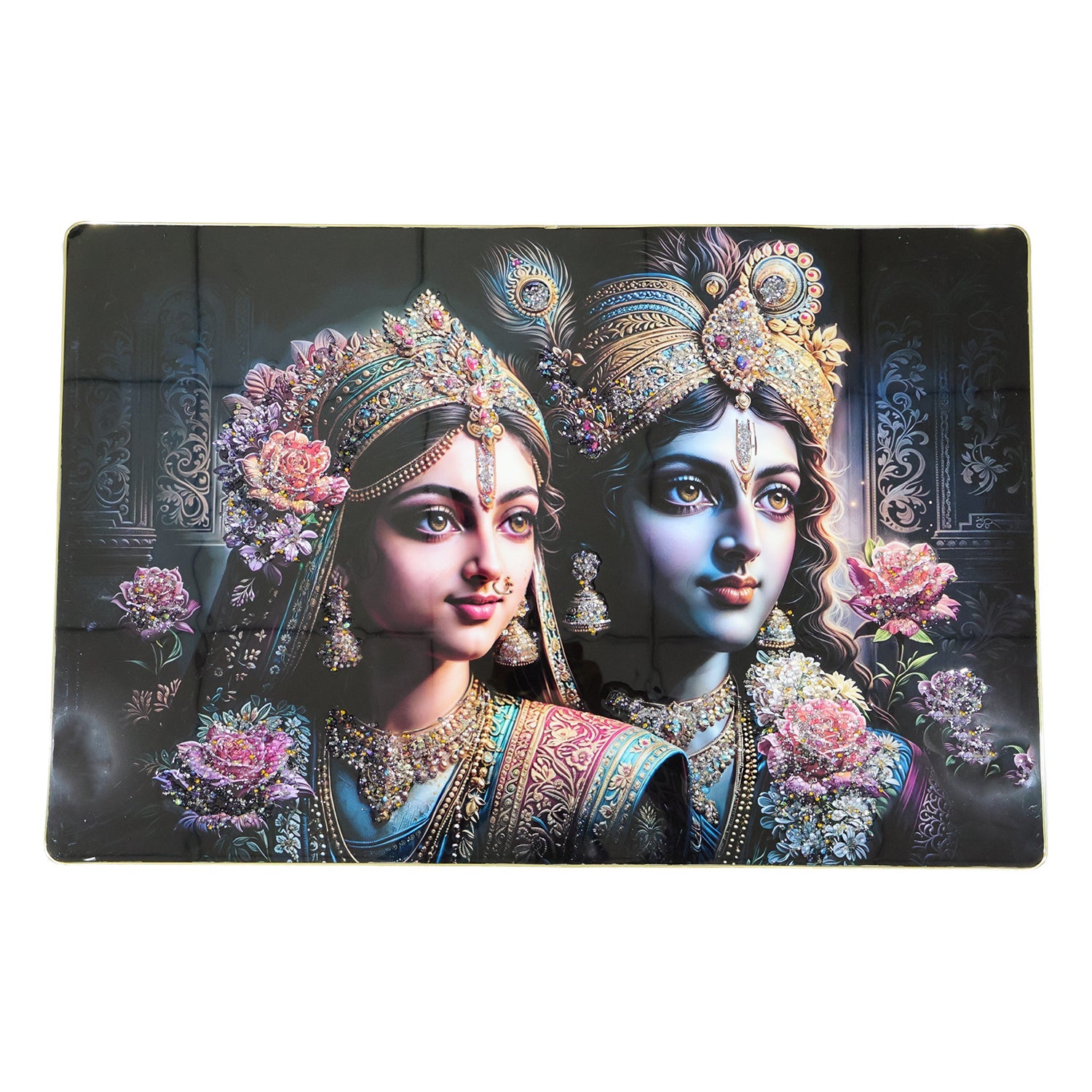 Radha Krishna Wall Hanging Frame