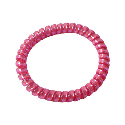 elastic telephone cord hairband