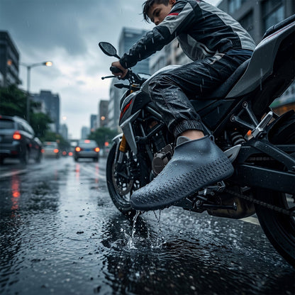Small Silicone Shoe Covers: Waterproof & Anti-Skid for Rain & Bike