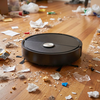 Robotic Vacuum Cleaner with Mopping Function (1 PC, Battery not Included)