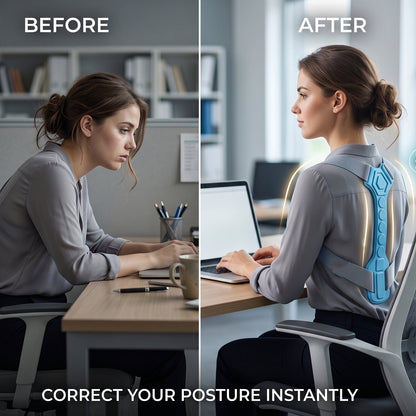 Ergonomic Adjustable Back Posture Corrector Support Belt (1 Pc, Small)