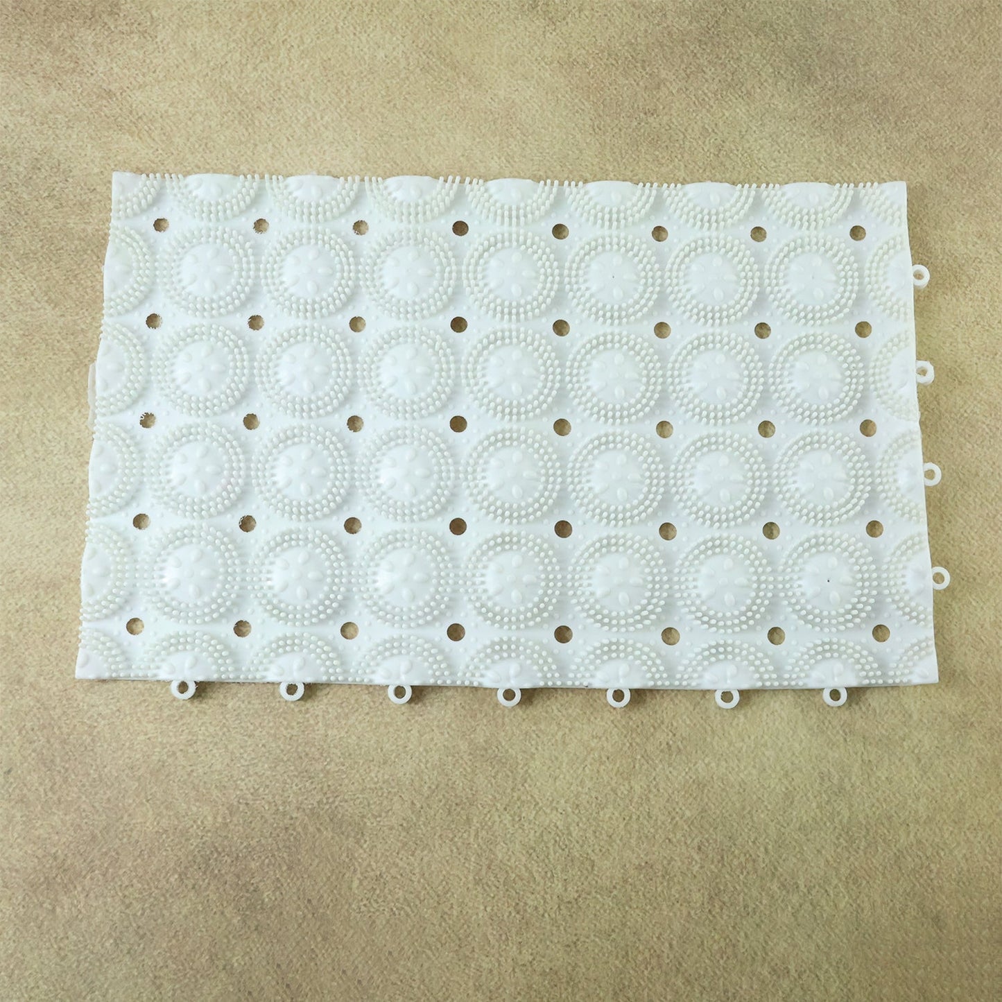 Anti-Slip Bathroom Massage Mat with Suction Cups (33 × 21 cm / 4 Pc)
