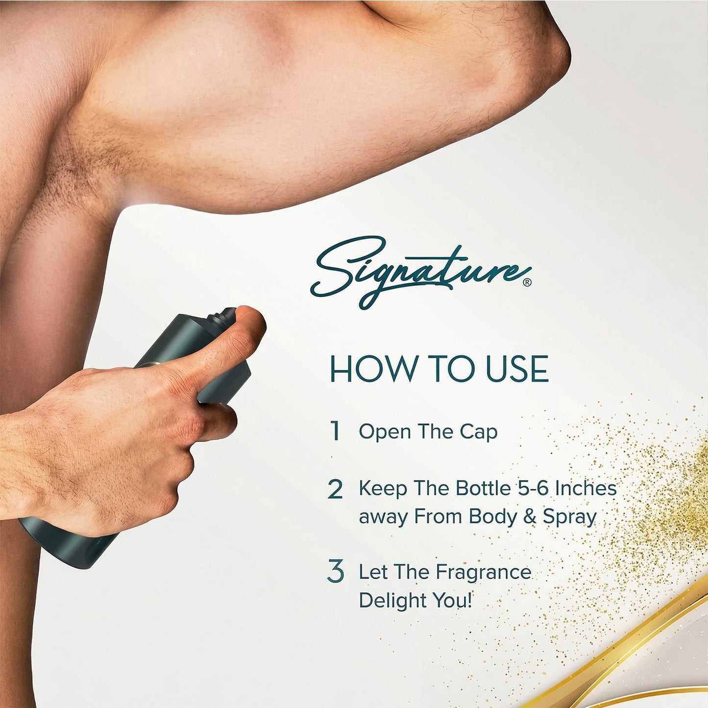Signature brand deodorant spray long lasting scent