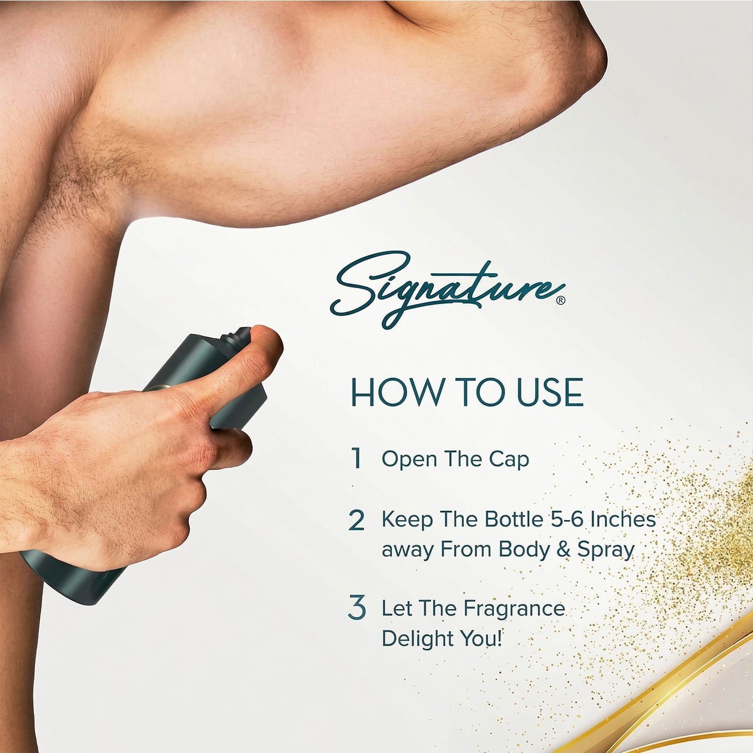 Signature brand deodorant spray long lasting scent