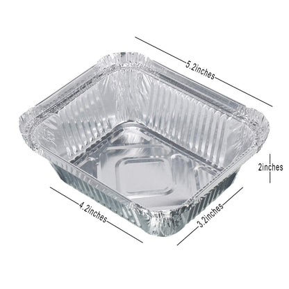 Freshee Aluminium Food Container with Lid — 450 ml — 10 Pc