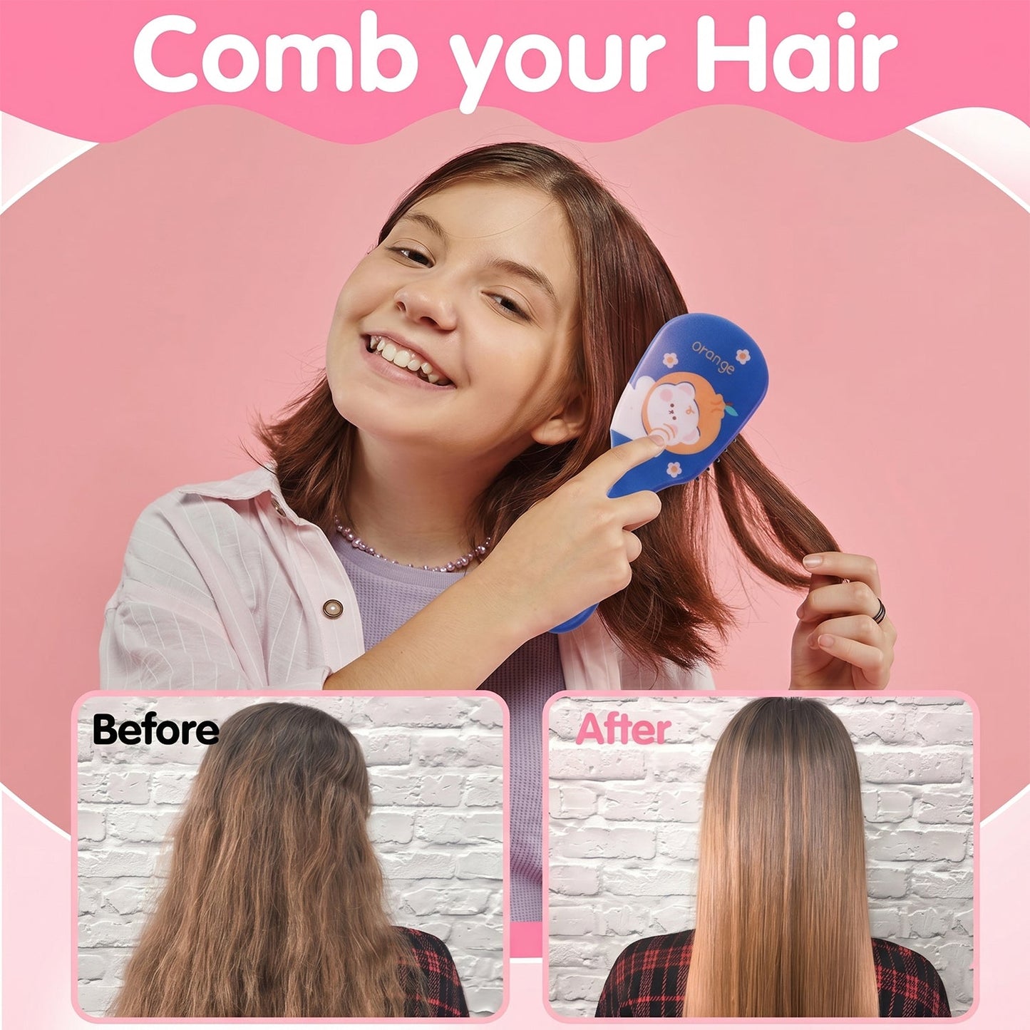 Pattern Hair Brushes