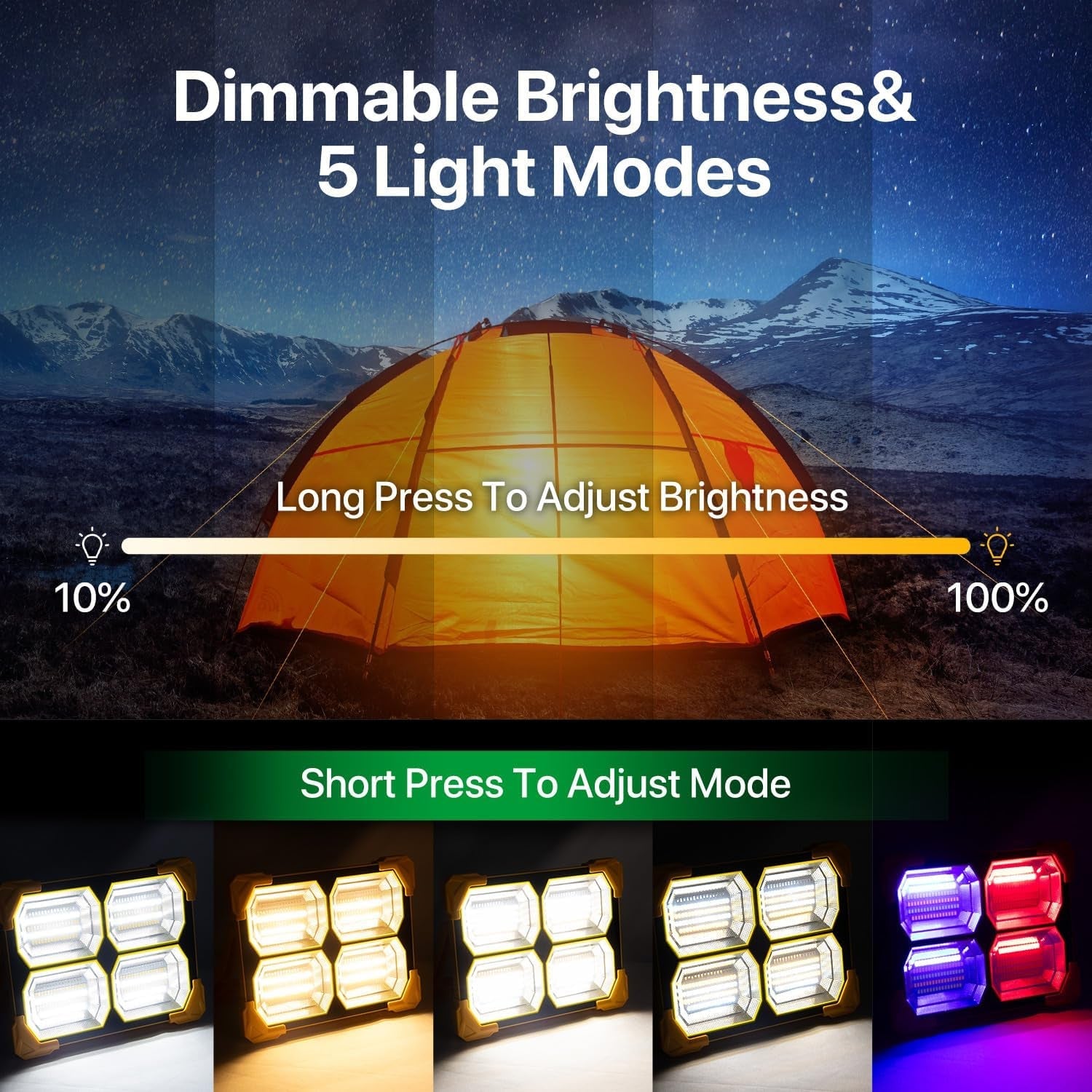  High Power Solar LED Flood Light - lifestyle