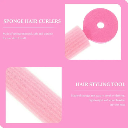 DIY hair styling foam rollers