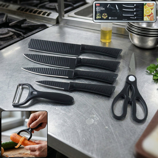 6 in 1 kitchen knife set