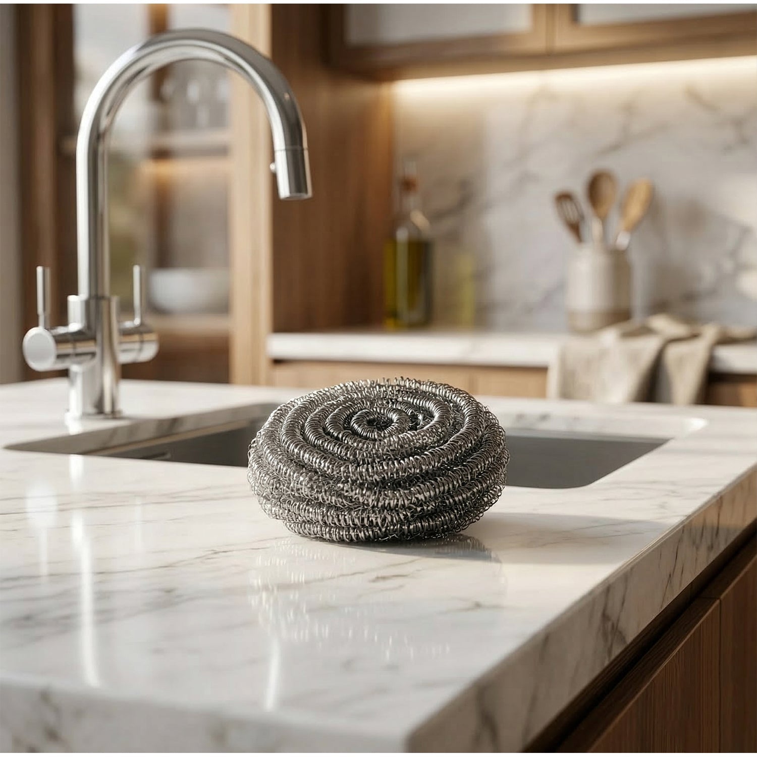 kitchen cleaning scrubber ball