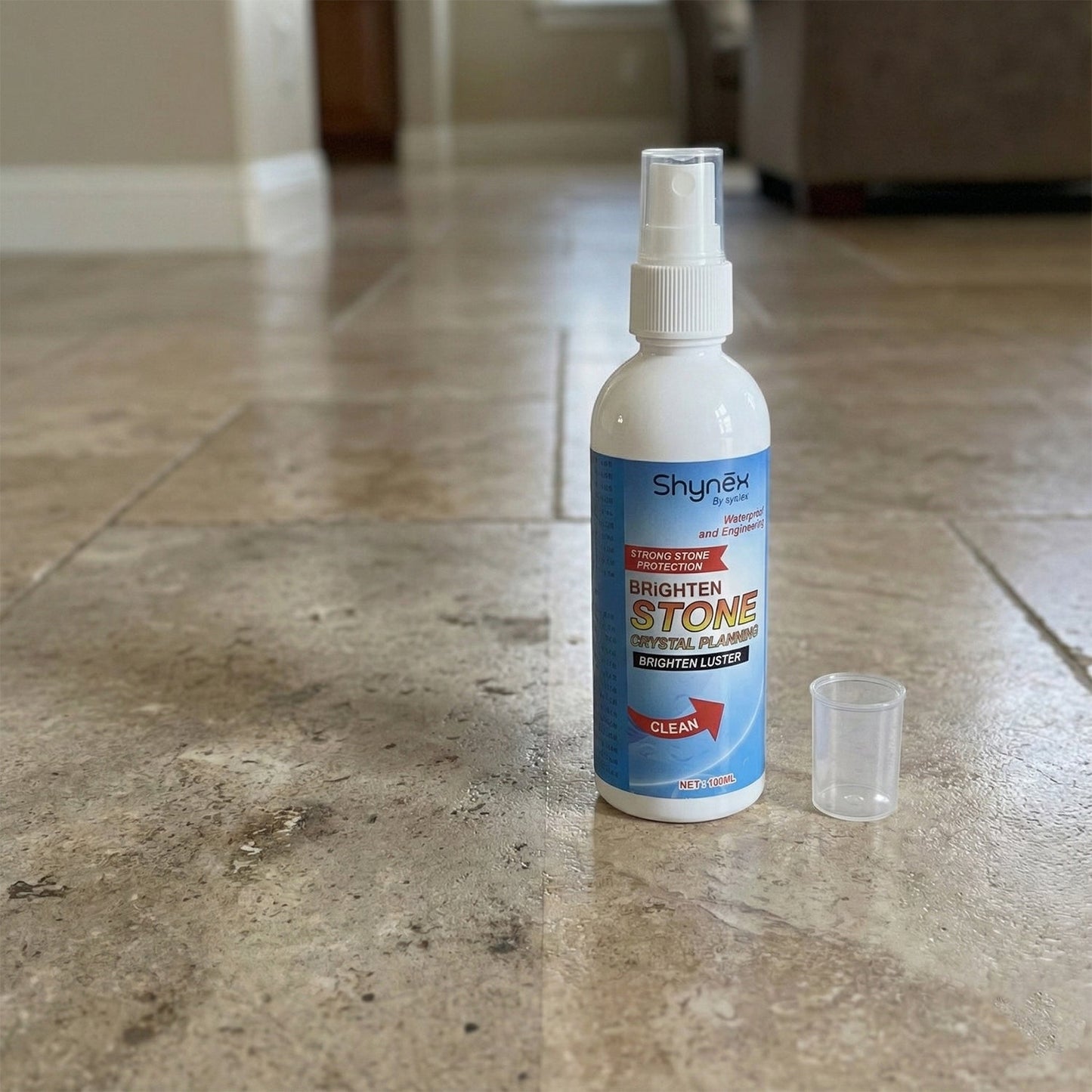 Stone Stain Remover & Crystal Plating Cleaner for Tiles (100 ML)