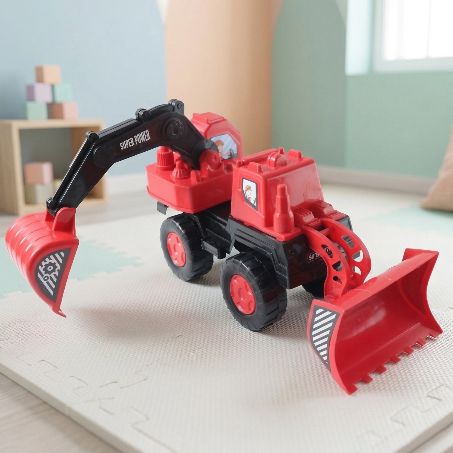 digger construction toy truck