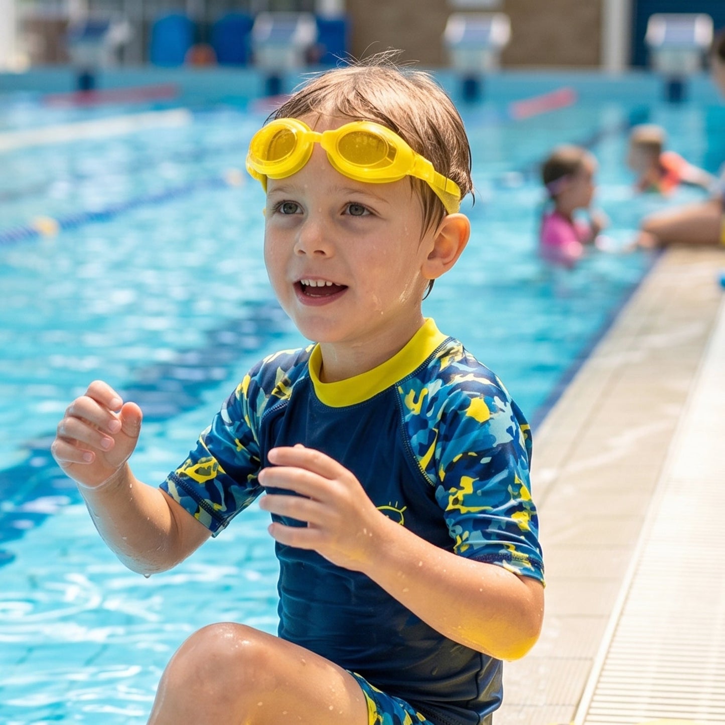 clear vision kids swimming goggles swim fun