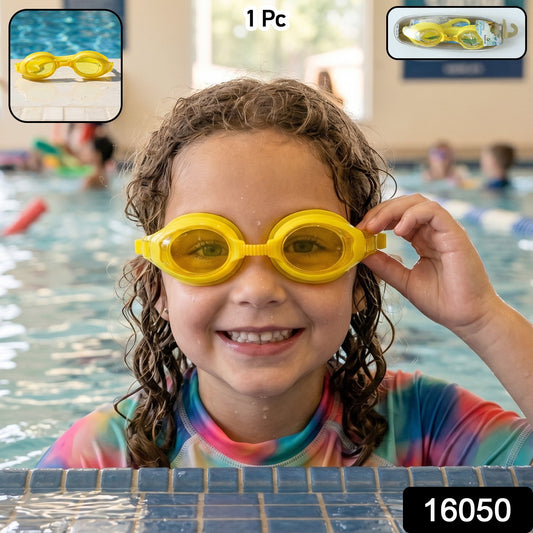 bright color kids swimming goggles adjustable strap