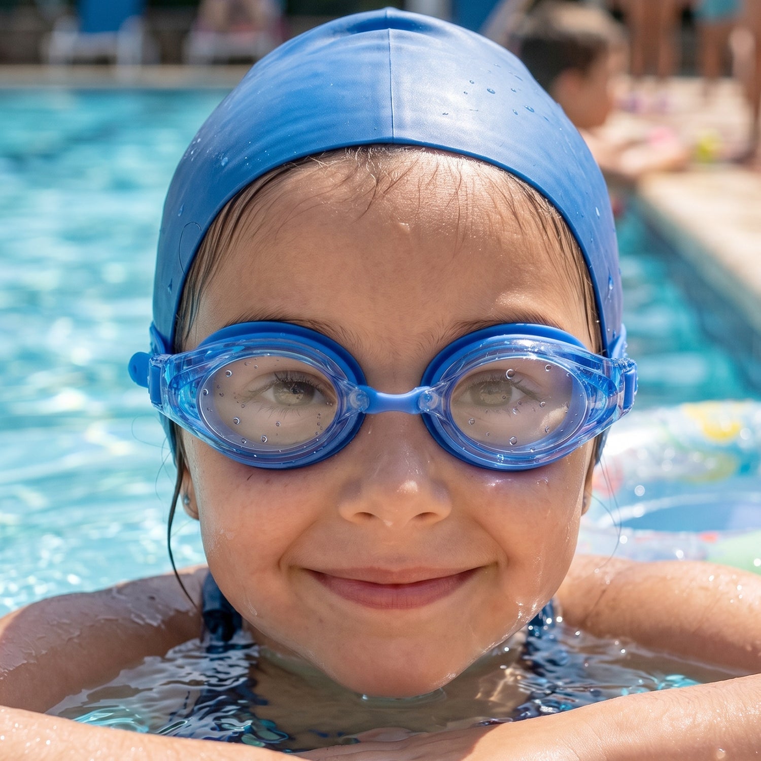 anti fog coated kids goggles swimming practice