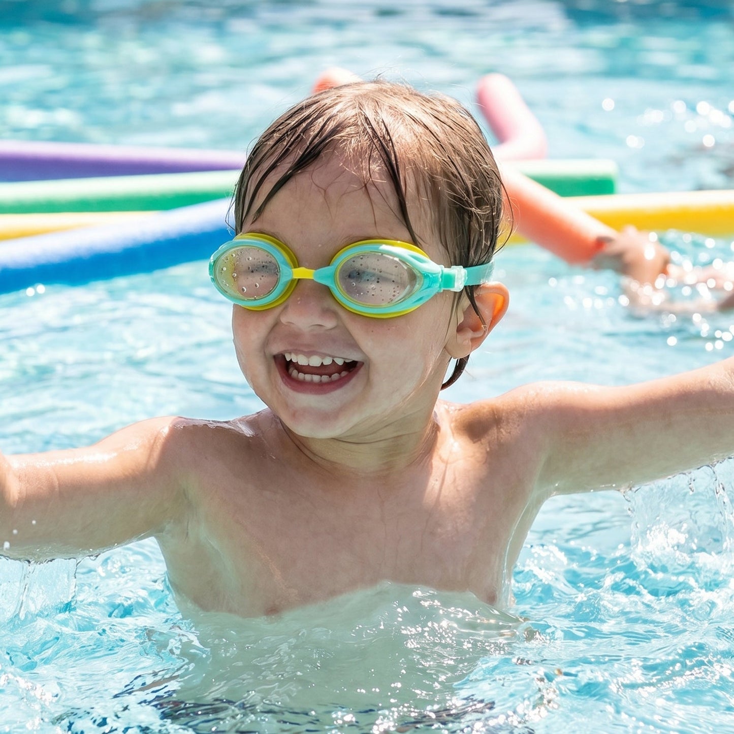 lightweight kids goggles swim training equipment
