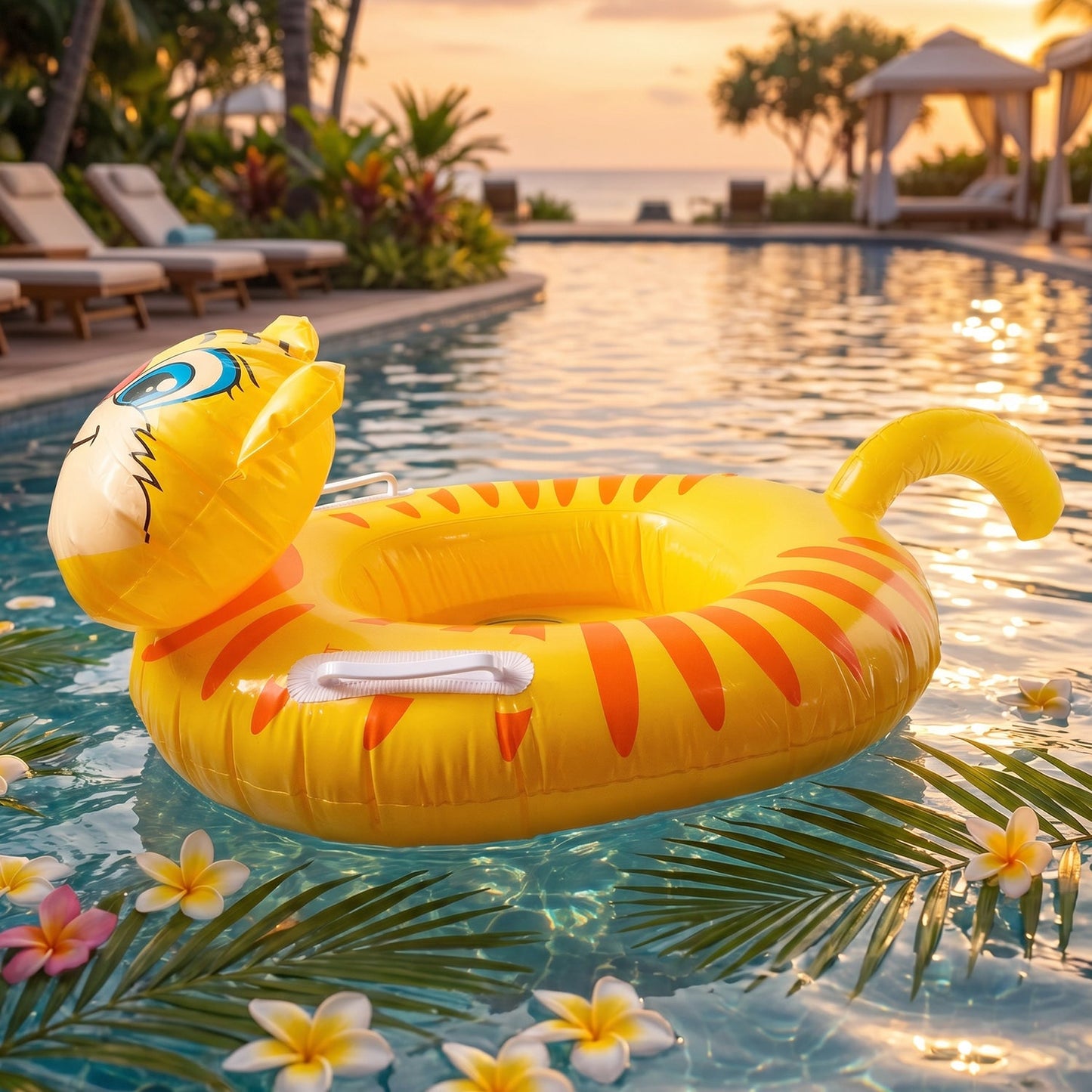 comfortable pool float ring kids safety use