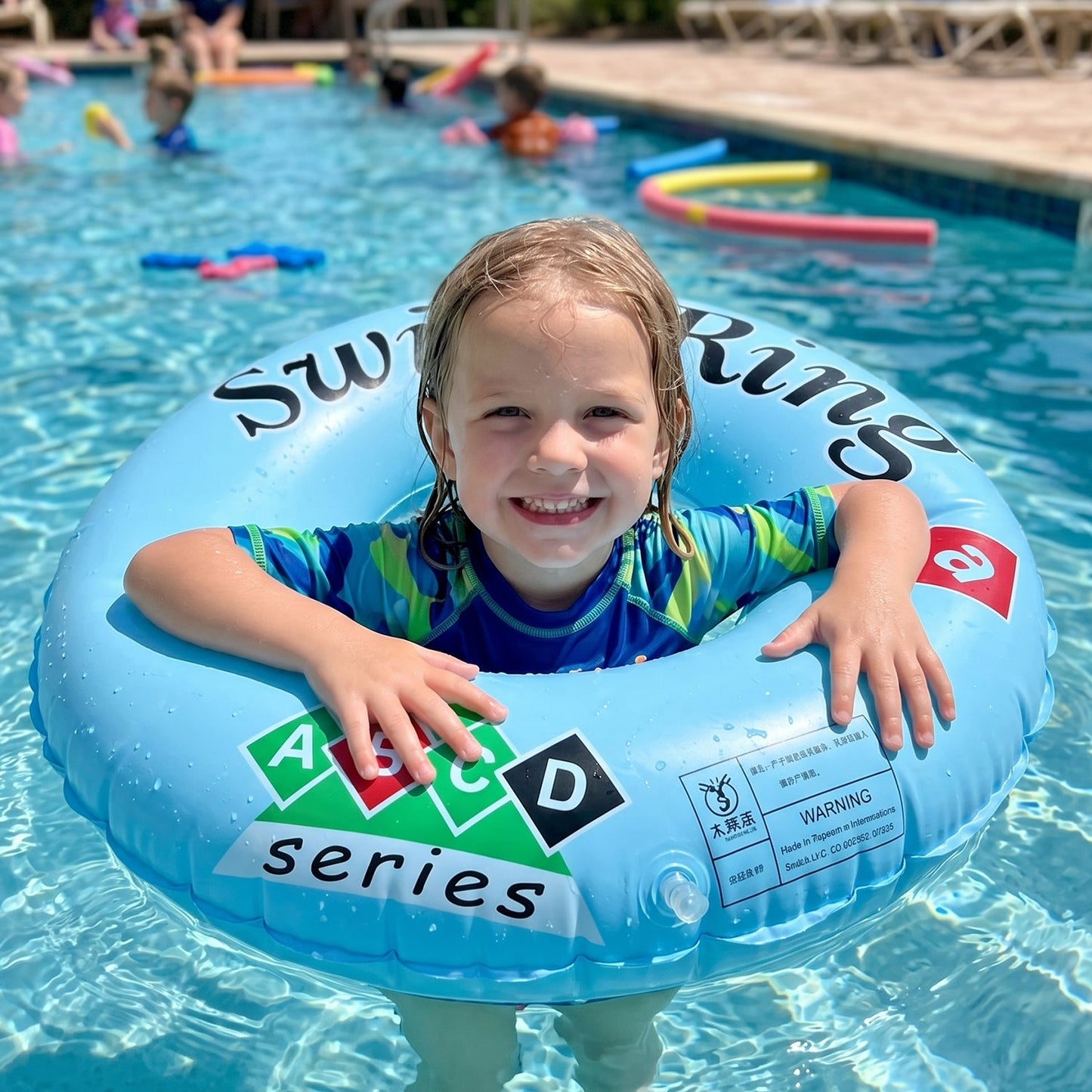 comfortable swimming ring tube for kids water fun