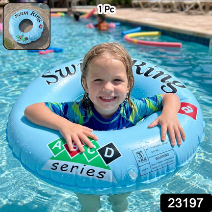 inflatable kids swim ring pool float durable design