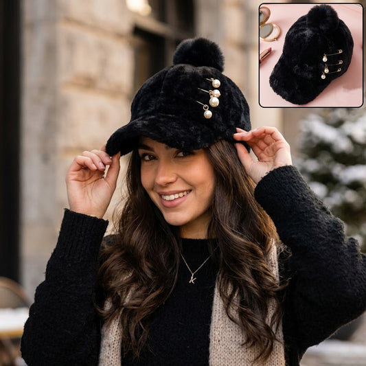 Elegant Winter Fur Cap for Women (1 Pc)
