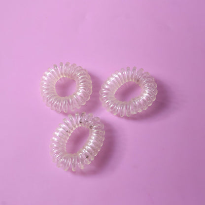 clear plastic hair bands