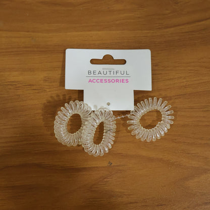stylish spiral hair ties