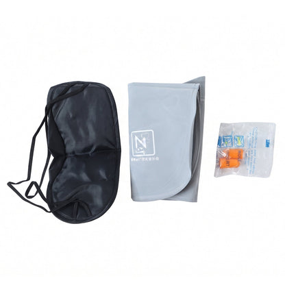 portable neck pillow with sleep essentials kit