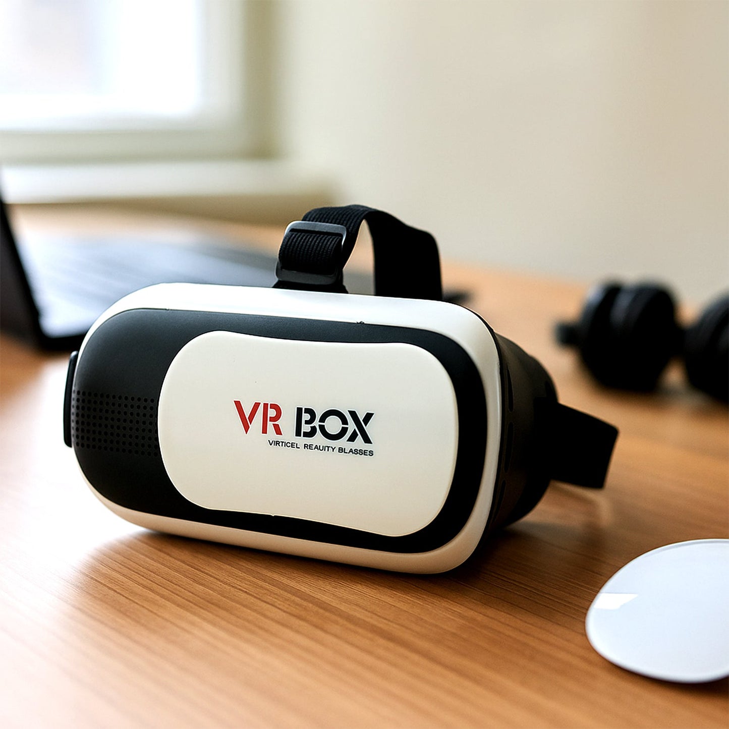  VR BOX Virtual Reality 3D Glasses Headset - key feature close-up