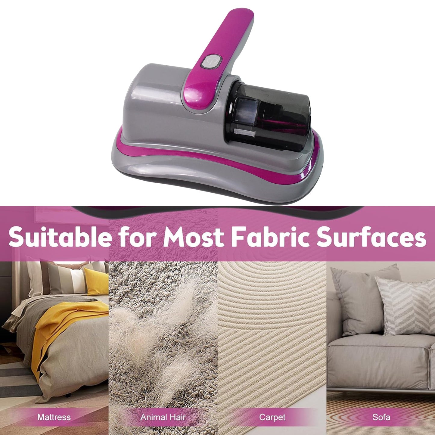 Low Noise Vacuum Cleaner for Bed