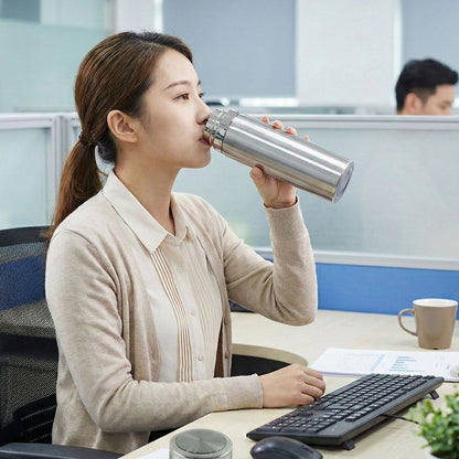 Leakproof steel flask