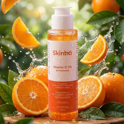 gentle hydrating vitamin C facial wash gel
