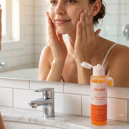 skin glow face cleanser vitamin C enriched