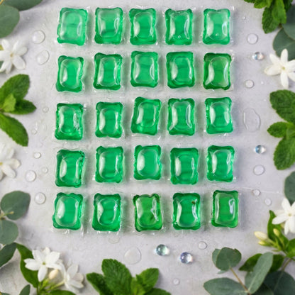 Washing Detergent Pods 25 Pc Plant-Based Laundry Pods