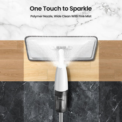  floor cleaning spray mop with microfiber pad