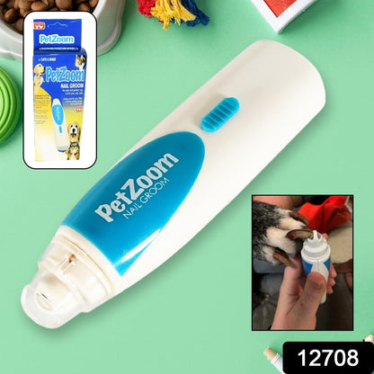 Electric Pet Nail Paw Trimmer Clipper for Dogs and Cats  1 Pc
