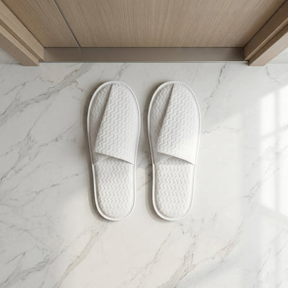 Disposable Hotel Slippers for Guests (1 Pair)