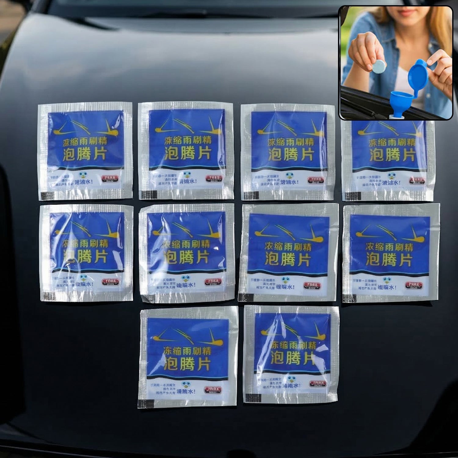 car windshield cleaner tablets