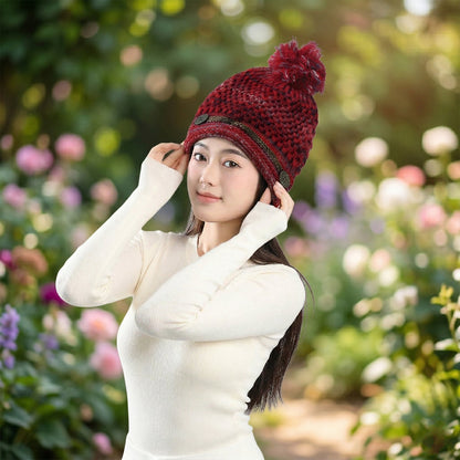 woolen winter hat for cold weather use