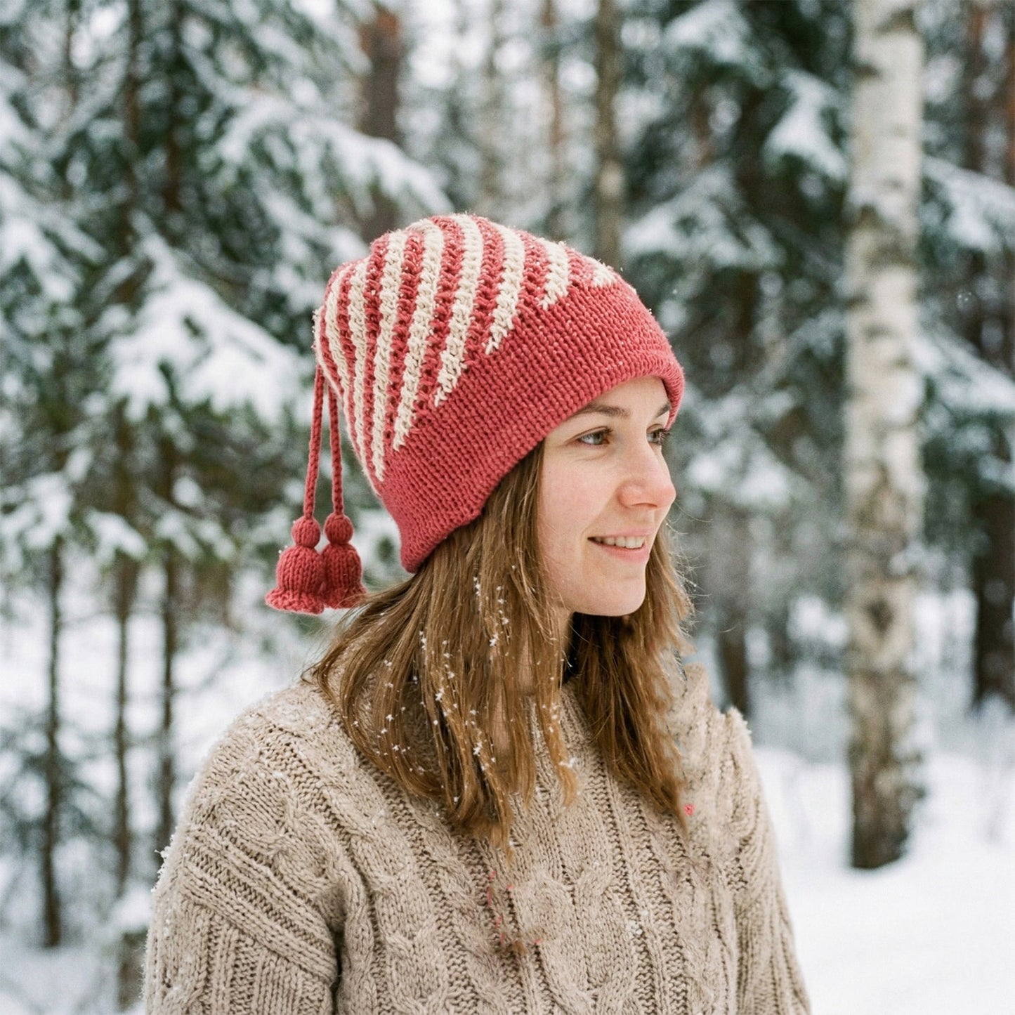 cute winter woolen knitted caps for men and women