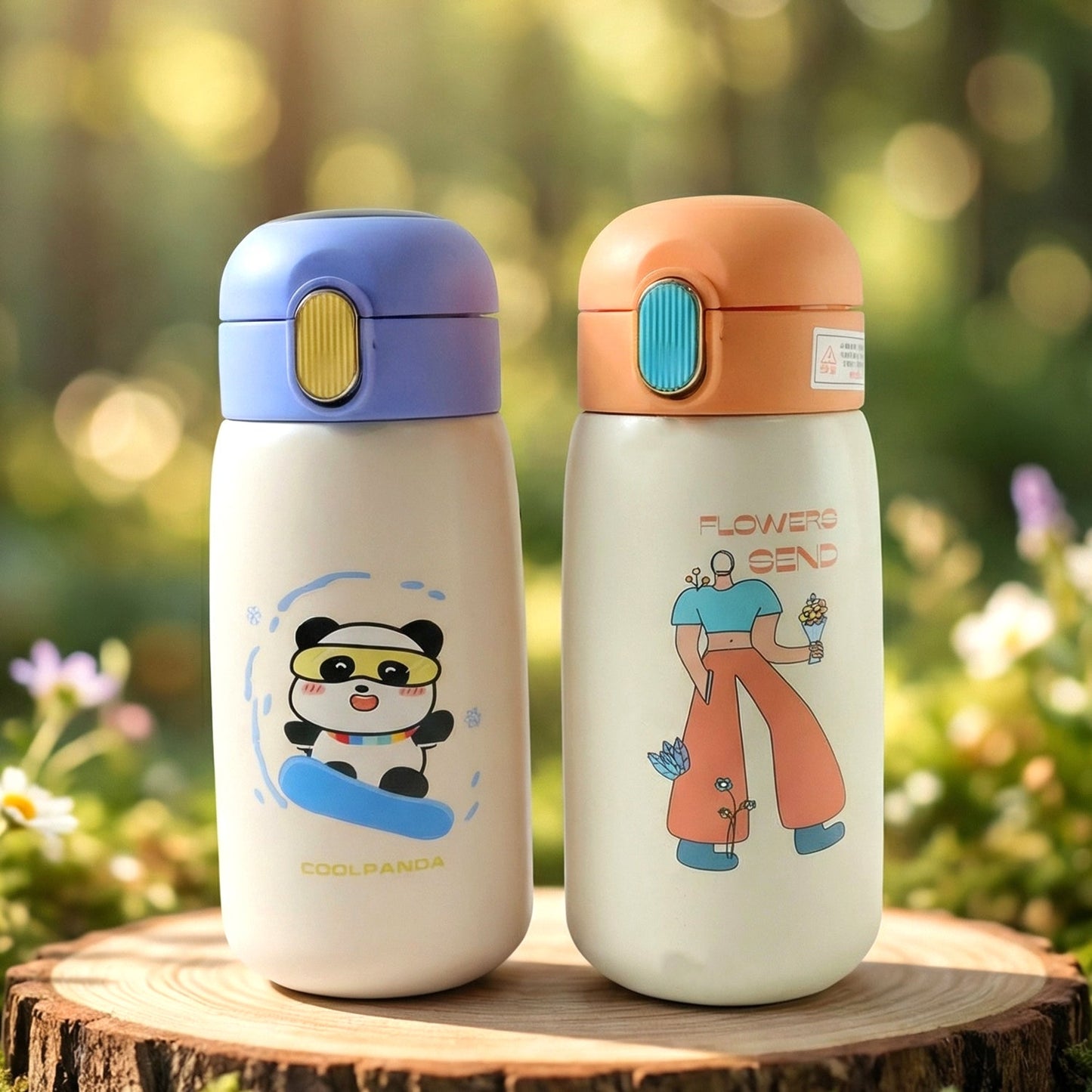  reusable kids water bottle steel