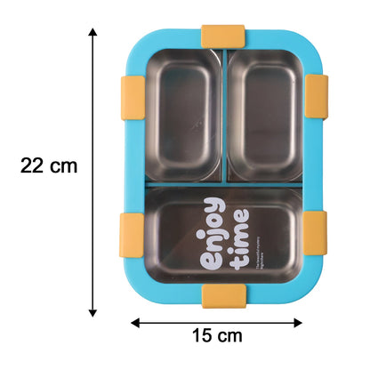 compartment lunch box steel