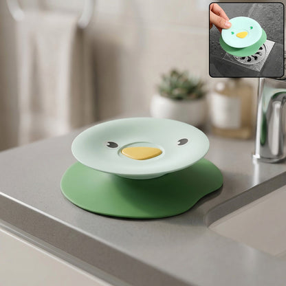 Silicone sink drain strainer