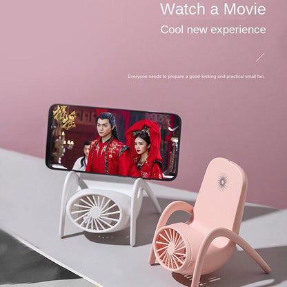 Portable Multi-Function Phone Holder Fan