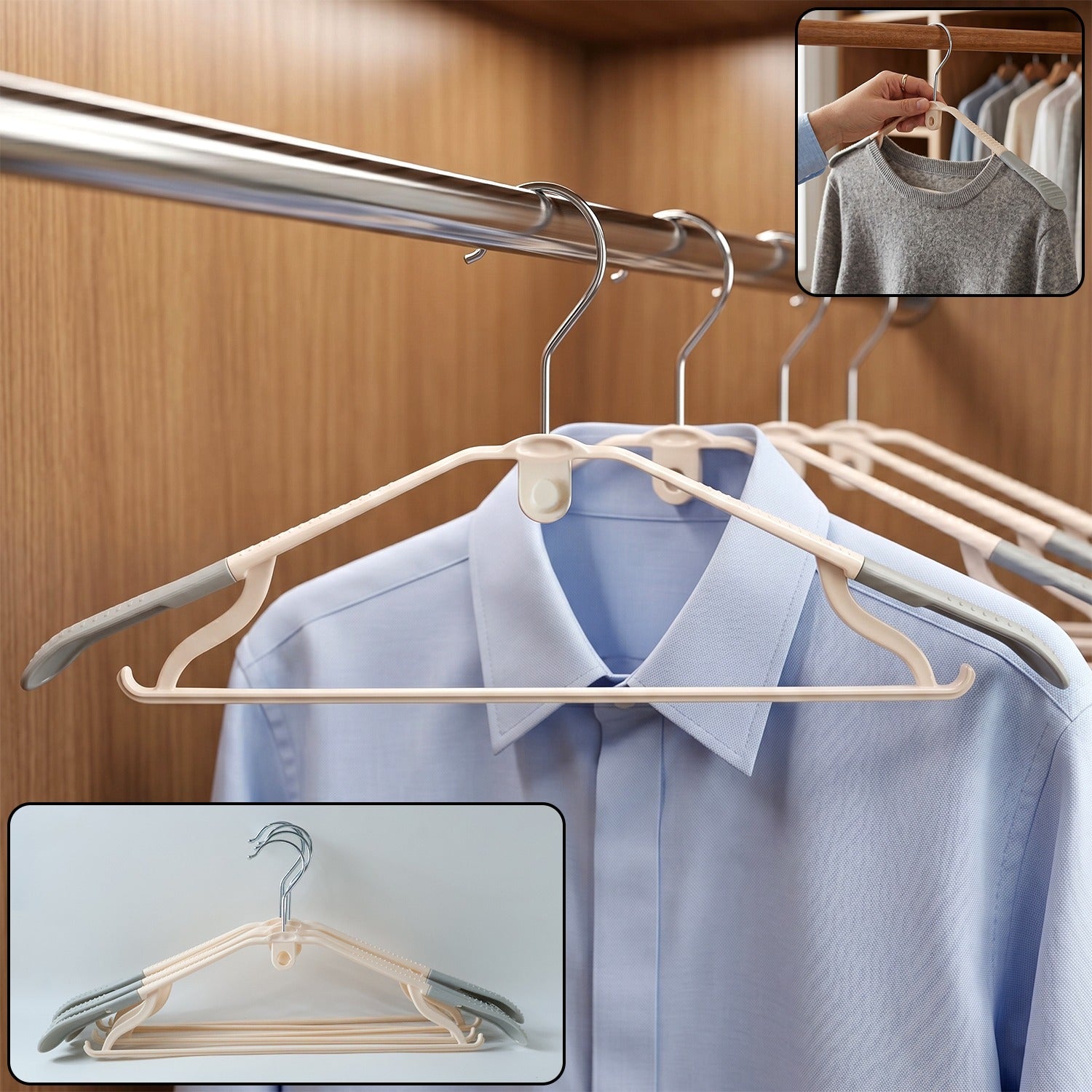 durable plastic clothes hangers