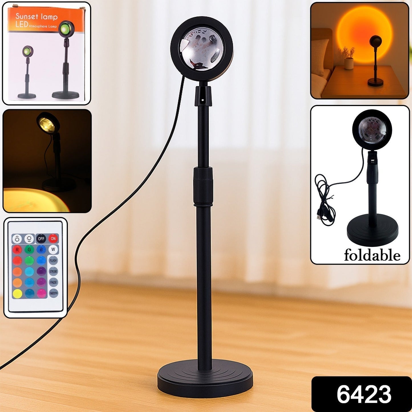  Multi Colors Sunset Lamp Projection - lifestyle