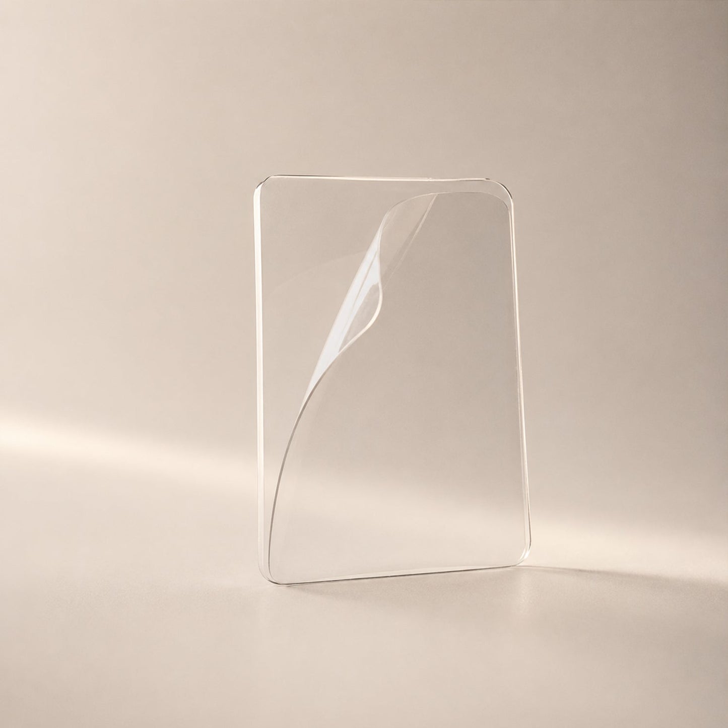 Double Side Sticker Transparent Adhesive Pad White Background